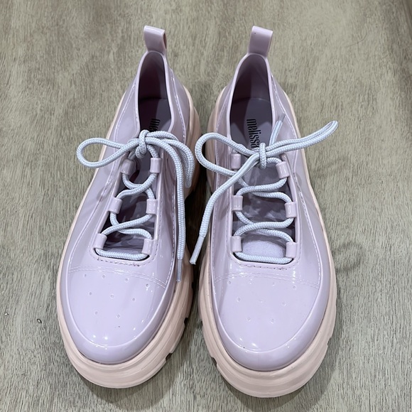 MELISSA VEGAN PLATFORM SHOES SZ USA 6 - Picture 1 of 11